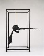 Alberto Giacometti,  Nose,  1947, cast 1965. Bronze, wire, rope, and steel, 31 7/8 x 38 3/8 x 15 1/2 inches overall. Solomon R. Guggenheim Museum. 66.1807. Alberto Giacometti © 2003 Artists Rights Society (ARS), New York/ADAGP, Paris. 